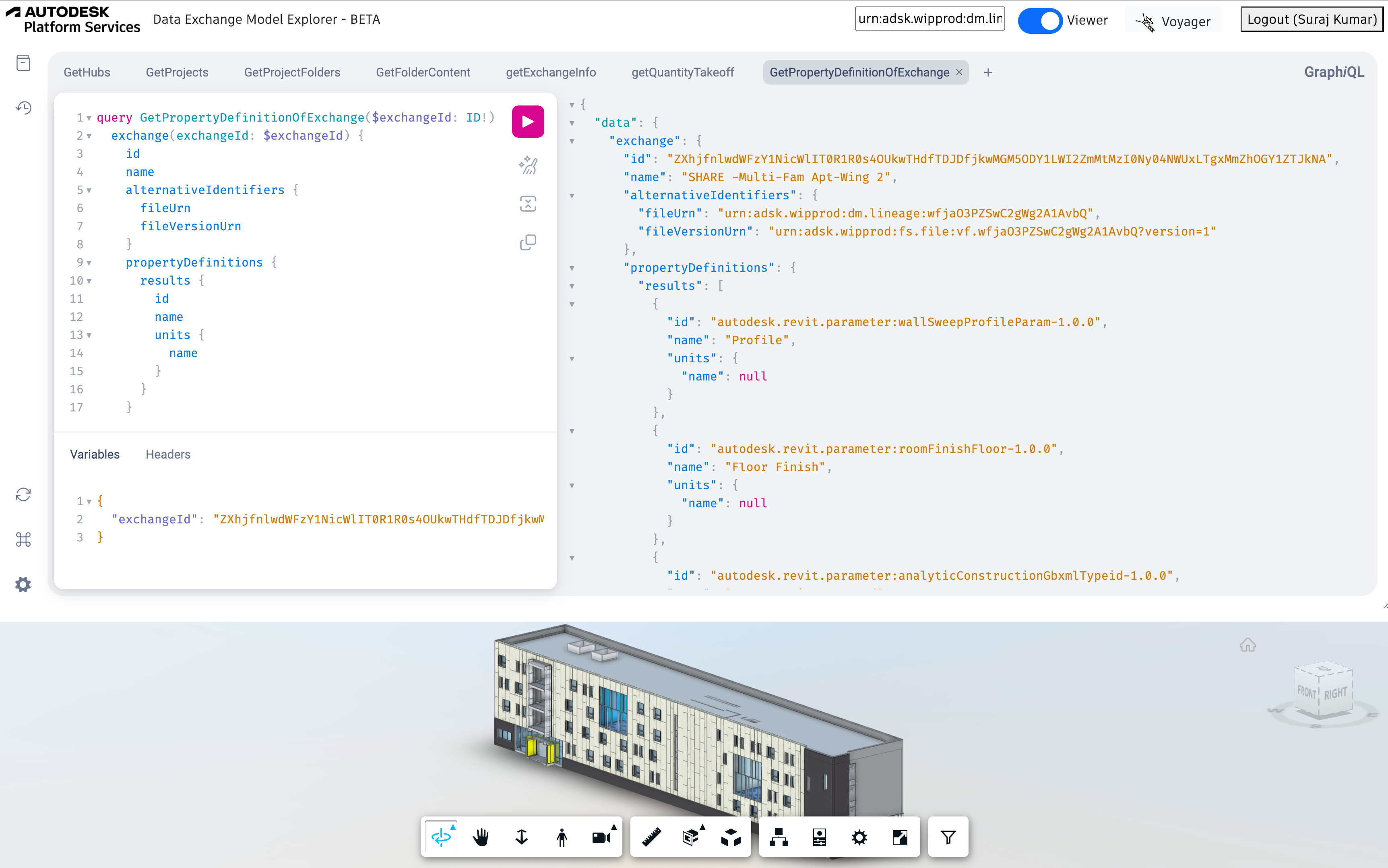 Get Exchange Details | Data Exchange GraphQL | Autodesk Platform